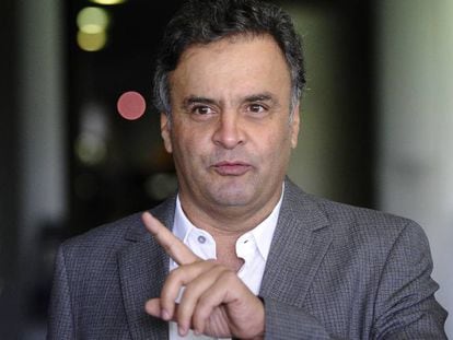 O senador Aécio Neves, que deve ser beneficiado pela decisão do STF.