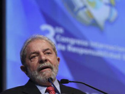 Lula durante evento em Buenos Aires.