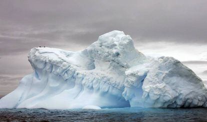 Formações de gelo na Antártida