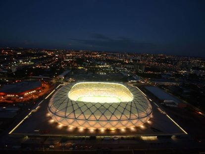 Arena Amaz&ocirc;nia, constru&iacute;do para a Copa do Mundo