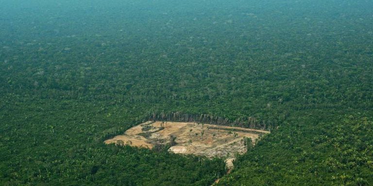 Imagem de área desmatada na Amazônia, em setembro de 2017.