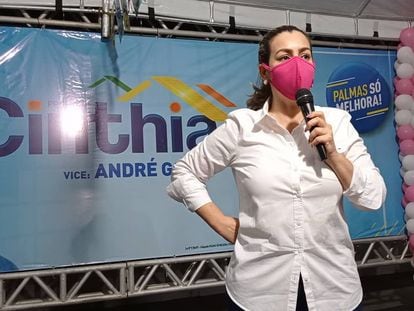 Cinthia Ribeiro (PSDB), reeleita prefeita ainda no 1º turno em Palmas.