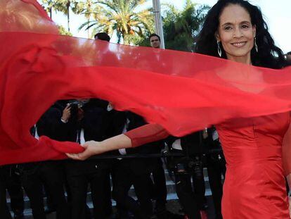 Sonia Braga em Cannes.
