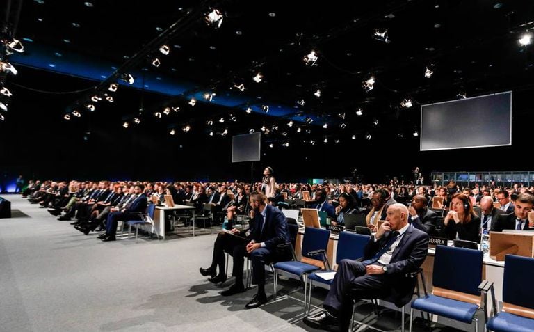 Participantes da cúpula do clima realizada há um ano em Katowice (Polônia), a COP24.