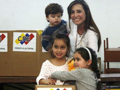 Patrícia de Ceballos, ganhadora das eleições de San Cristóbal.
