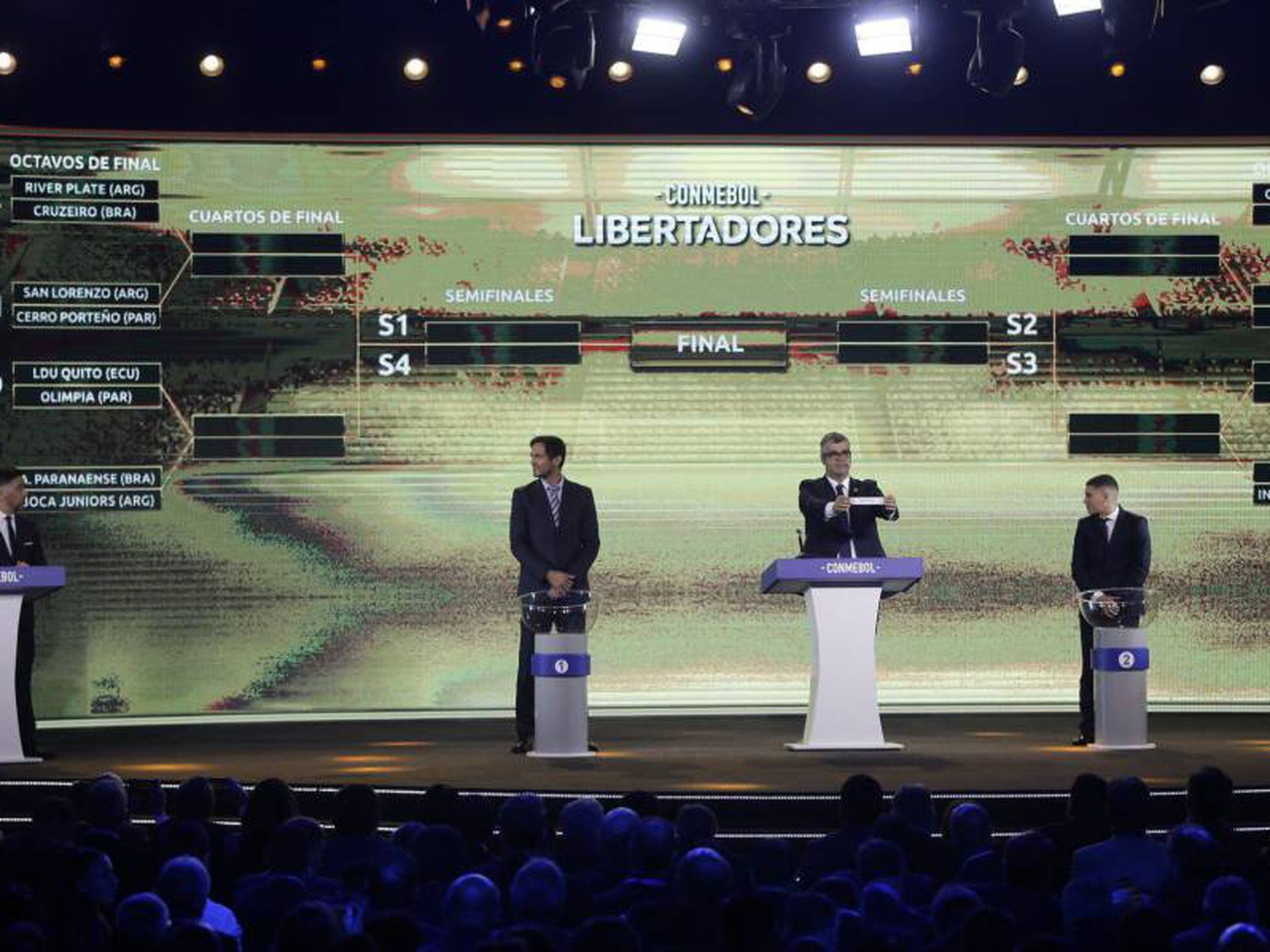 Sorteio define confrontos das oitavas da Libertadores; veja jogos