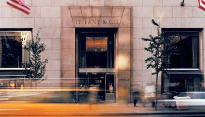 A loja da Tiffany em Nova York.