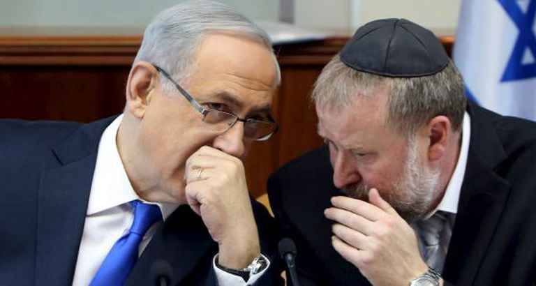 Benjamín Netanyahu, durante uma reunião do Governo israelense.