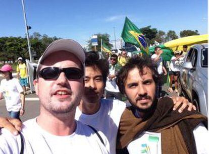 Fabio Ostermann, Kim Kataguiri e, Gabriel Calamari, do MBL
