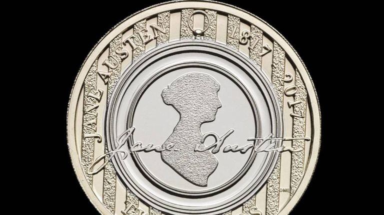 Moeda comemora 200 anos da morte da escritora Jane Austen