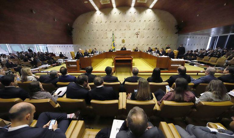 O plenário do Supremo Tribunal Federal em sessão no último dia 03.
