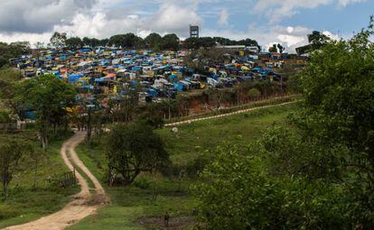 Acampamento do MTST na Grande São Paulo.