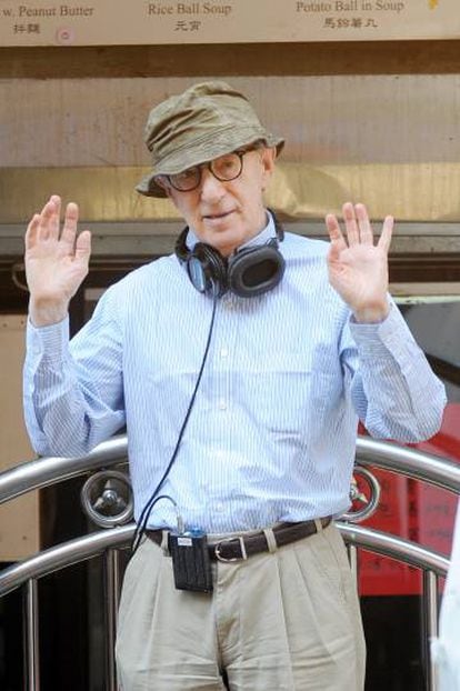 Woody Allen, em 2016, durante a rodagem de 'Café Society'.