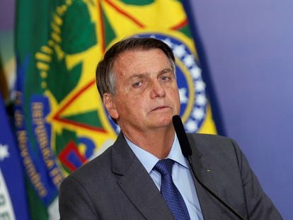Bolsonaro em cerimônia no último dia 2, em Brasília.