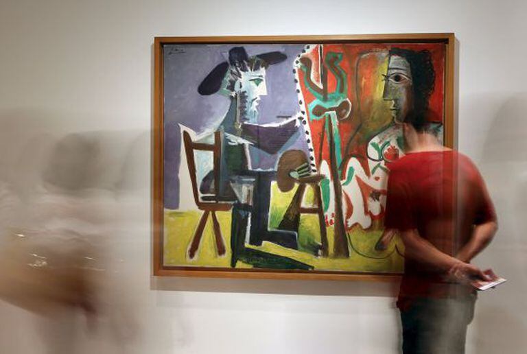 'O pintor e a modelo', de 1963, no CCBB.