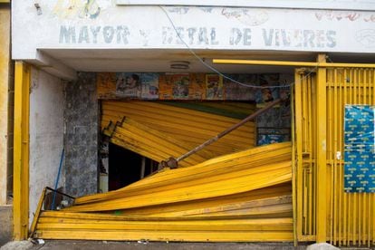 Supermercado saqueado em Ciudad Bolivar (Venezuela), em 19 de dezembro de 2016.