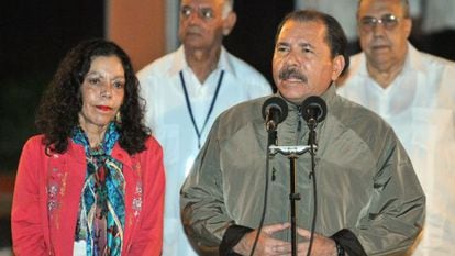 O presidente Daniel Ortega em Havana.