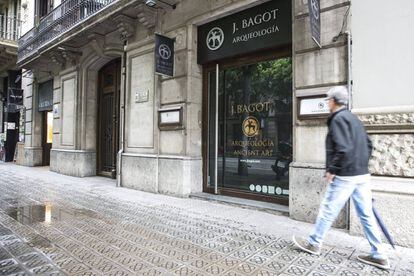 Galeria de Jaume Bagot, no centro de Barcelona.