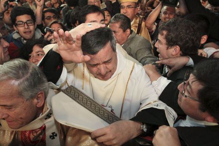 Juan Barros, criticado na igreja no sábado passado.