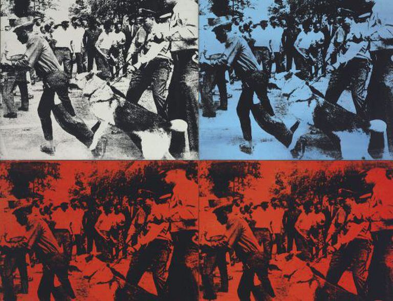 ‘Race Riot’, de 1964, de Andy Warhol.