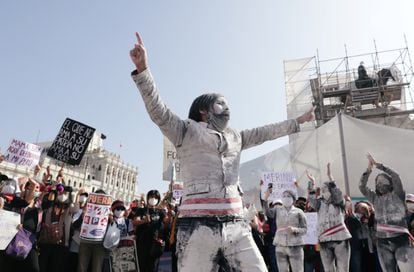 Protesta contra presidente Martín Vizcarra