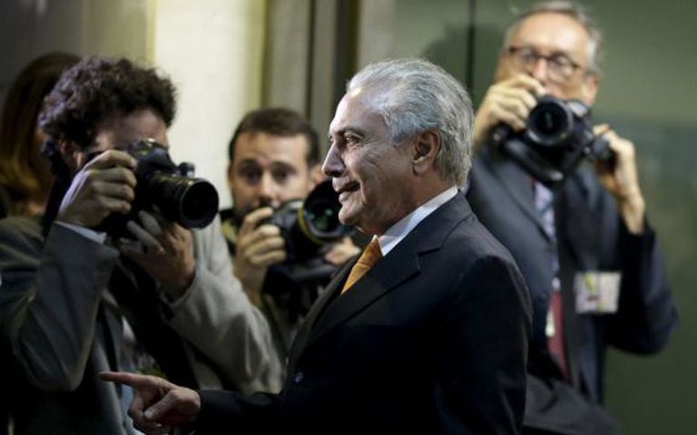 Temer após reunião com Dilma.