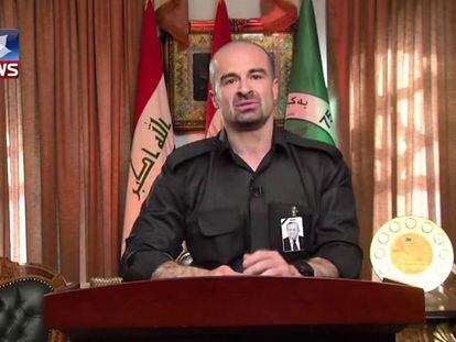 Bafel Talabani em imagem de vídeo.