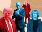 Donald Trump, Joe Biden, Giorgio Napolitano y Manuela Carmena, algunos de los líderes políticos que decidieron alargar (o iniciar) su carrera tras superar los setenta años.