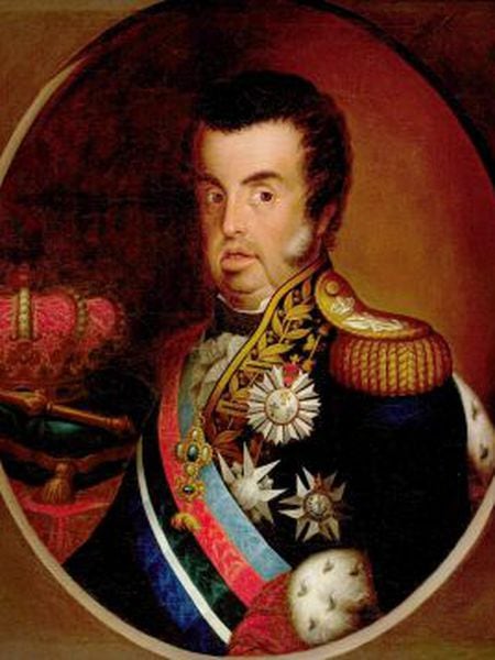 D. João VI, c. 1820, por Simplício de Sá.