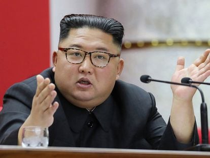 O líder norte coreano, Kim Jong-un, em uma imagem de arquivo.