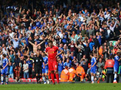 Gerrard lamenta sua falha no gol do Chelsea