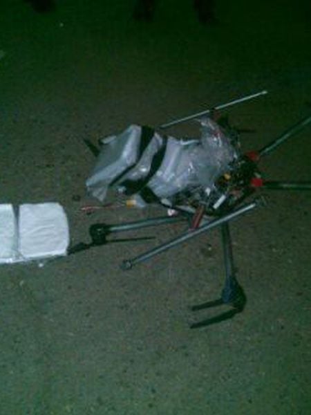Drone com droga em Tijuana.