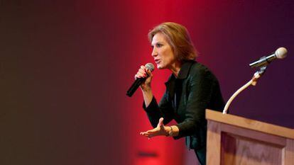 Carly Fiorina em um evento no último 3 de outubro.