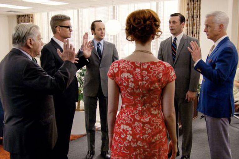 Cena do seriado 'Mad Men'.