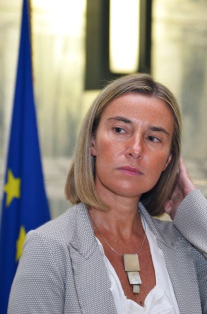 A alta representante da UE para Assuntos Exteriores, Federica Mogherini.