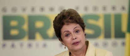 Dilma Rousseff, em Brasília, em maio de 2015.