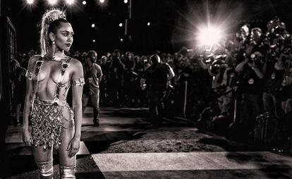 Miley Cyrus, no Video Music Awards em agosto.