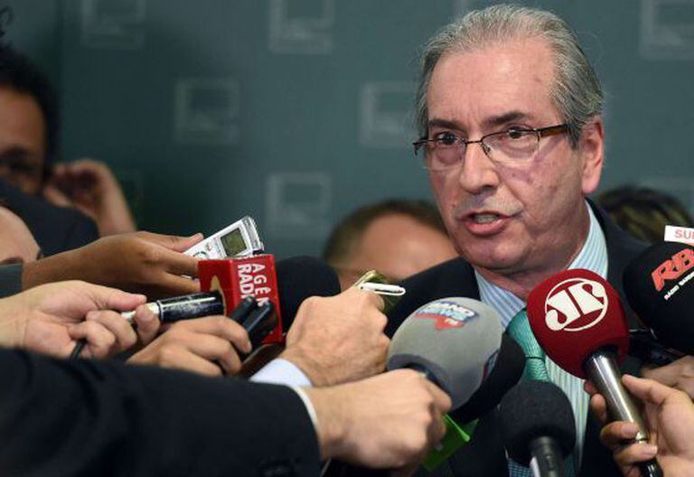 O presidente da Câmara, Eduardo Cunha.