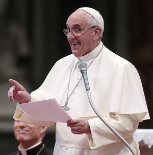 O papa Francisco, durante uma audiência no Vaticano.