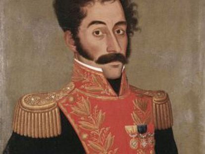 Simón Bolívar, retratado por José Gil de Castro, 1928.