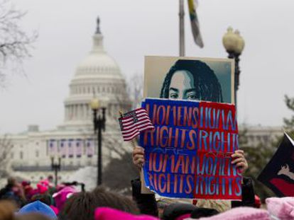 Marcha das Mulheres atrai manifestantes de todo o país e do exterior à capital norte-americana