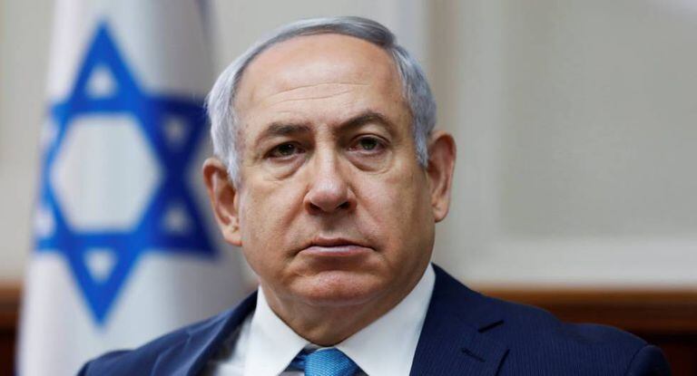 O primeiro-ministro israelense, Benjamin Netanyahu, neste domingo em Jerusalém.