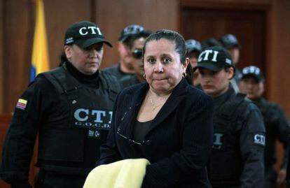 A ex-chefe do DAS da Colômbia, María del Pilar Hurtado.