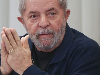 Lula em encontro do PT, em mar&ccedil;o de 2015.