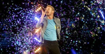 Chris Martin, da banda Coldplay.