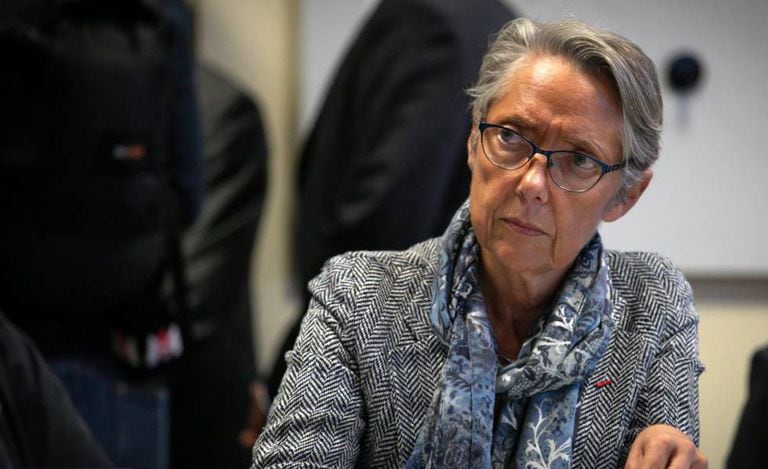 A ministra Elisabeth Borne em 27 de setembro.