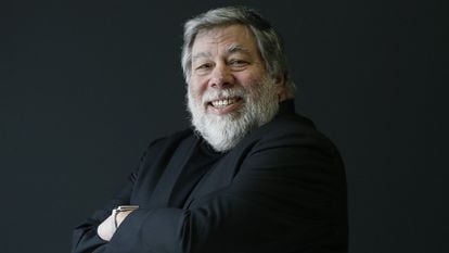 Steve Wozniak, cofundador de Apple, em Madri.