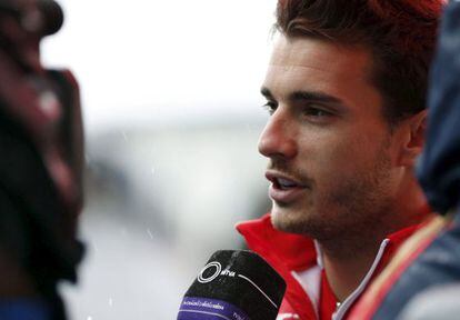 O piloto francês Jules Bianchi, durante uma entrevista.