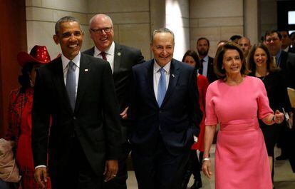 O presidente Obama, durante uma cerimônia recente em Washington.