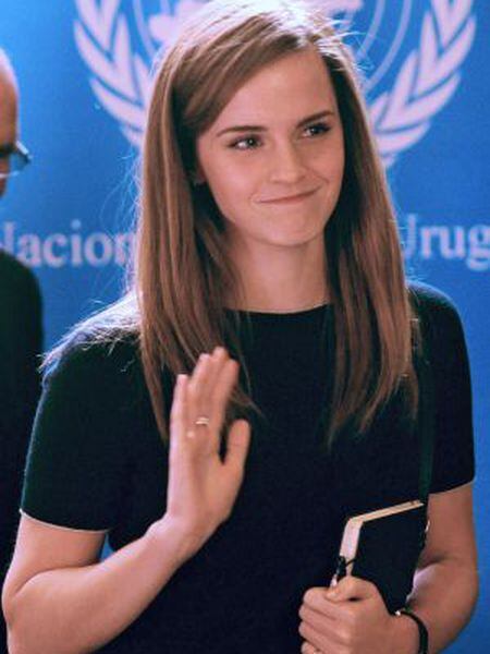 Watson em sua primeira missão como embaixadora da ONU Mulheres.